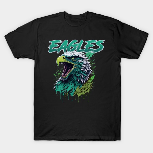 Philadelphia Eagles - Bird Gang T-Shirt by The Badin Boomer